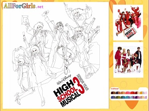 High School Musical - kolorowanki